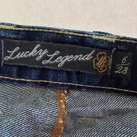 Lucky Brand Skirt Womens Size 6 Blue Western Classic Rodeo Retro Girlie - Picture 6 of 8